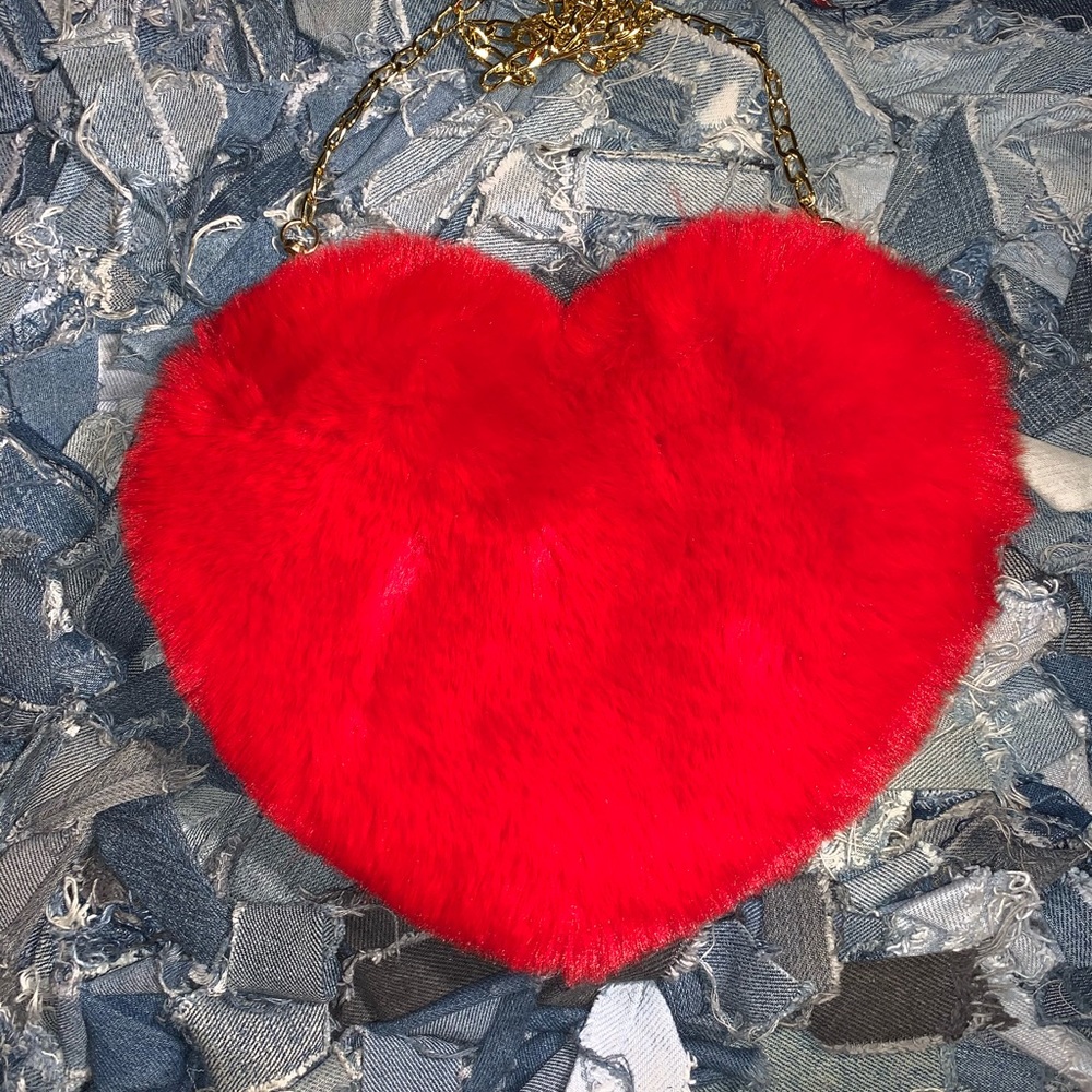 Faux Fur Shoulder Bag, New